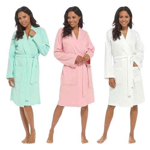Women waffle dressing gowns - waffle,