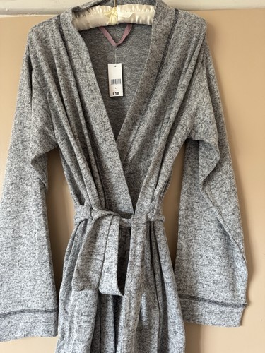 Women grey dressing gown - dressing,