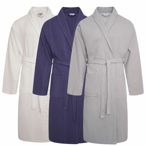 Waffle bathrobes shawl - waffle,