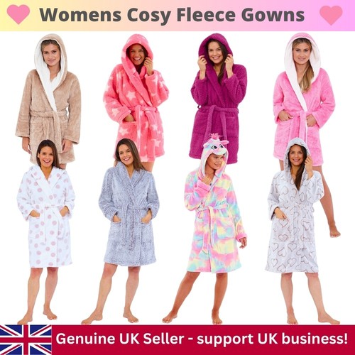 Women fleece dressing gown - dressing,