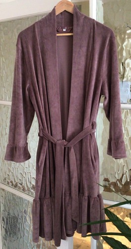Womens dressing gown velour - dressing,