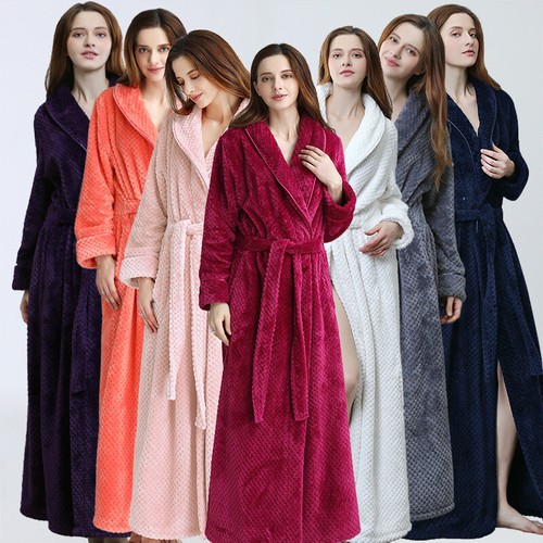 Ladies womens bathrobe - bathrobe, long