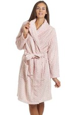 Camille Womens Pink Bathrobe /