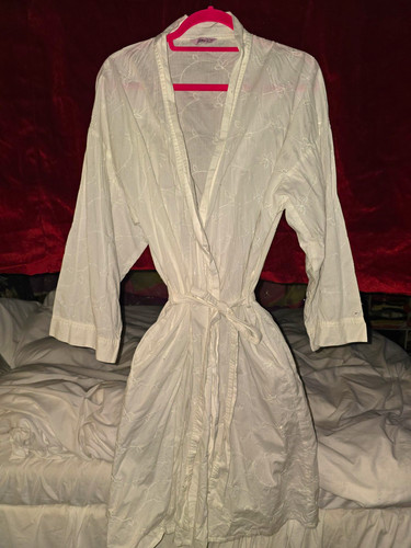 Cotton dressing gown - cotton,